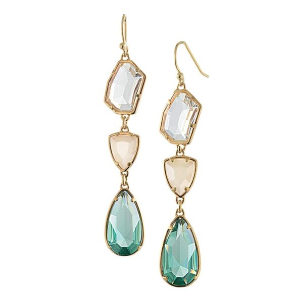 Stella & Dot Jewelry - SOLD Stella & Dot Pippa Stone Green Trend Earring